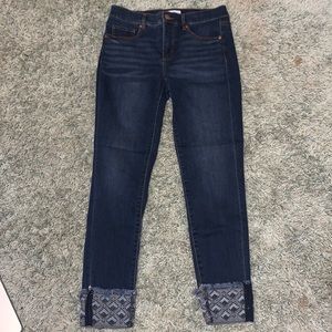Loft jeans with a cuffed design